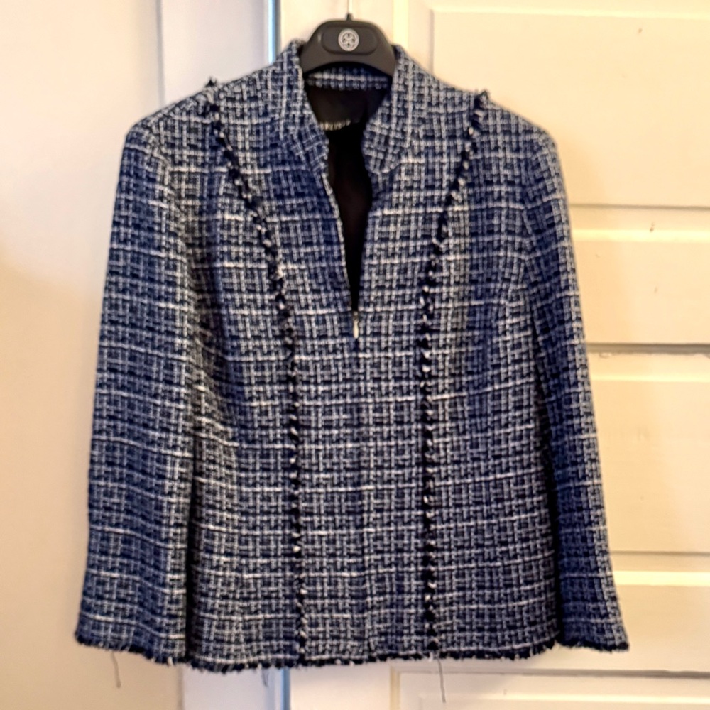Carlisle Blue and White Tweed Jacket